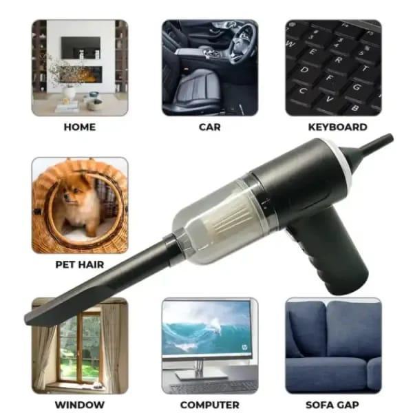 Portable Mini Vacuum Cleaner β Rechargeable & Powerful Suction for Home, Car & Office