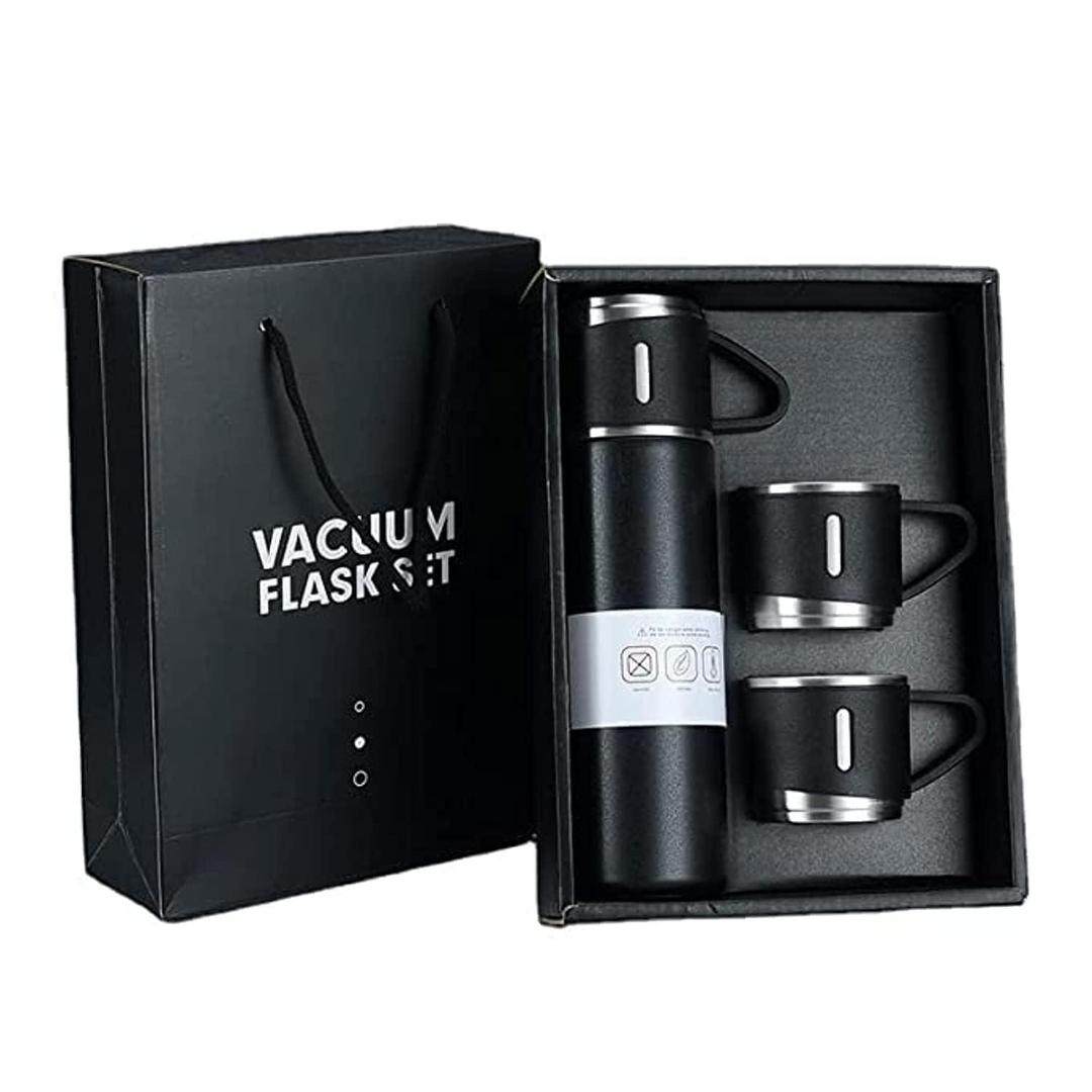 ProdPremium Vacuum Flask Set with 3 Cups