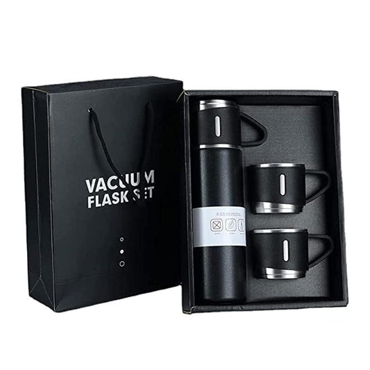 ProdPremium Vacuum Flask Set with 3 Cups